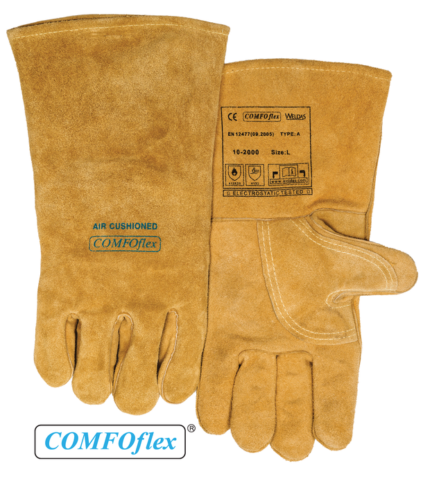 Weldas Comfoflex Air Cushioned Welding Gloves 10-2000