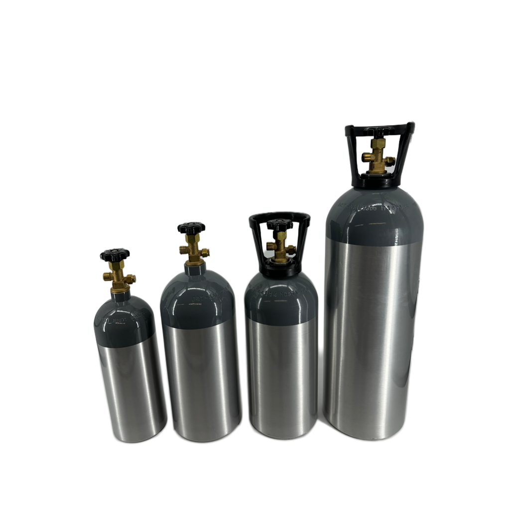 20lb Aluminum New CO2 Tank With Handle CGA 320 Empty Cylinder | Welding ...