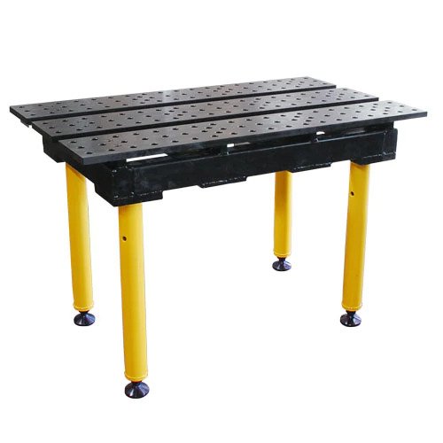 BuildPro™ MAX 4' x 4' Welding Table With Heavy Duty Leg